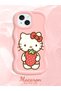 iPhone 13 Compatible Case Camera Protector Pink Silicone Couple Phone Case Kitty Pattern - 2