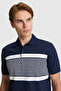 Men's Navy Blue Regular Fit Polo Neck T-Shirt 50322392-Vr033 - 2