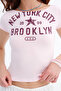 Kayık Neckline Printed T-Shirt P1895 - 3