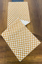 40X140Cm Woven Stain Resistant Printed Thai Feather Fabric Table Cloth Decorative Runner Washable - 3