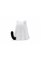 Decorative Ghost Cat Figure |   Cute Desktop Ornament |   Home and Office Decoration | - 3