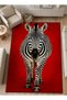 Sdtamor Lion Patterned Modern Woven Base Decorative Carpet Sdtamor2164 - 2