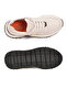 Cream Genuine Leather Memory Sole Men's Casual Shoes Alfa 9107 m - 5