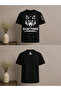 Silent Power Text Printed Oversize Unisex T-Shirt