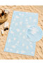 Large Size 100% Cotton Towel Peshtemal - Double-Sided Jacquard Patterned Beach and Sea Towel - 4