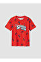 Lcw Kids Red Spider-Man Printed Boys' Shorts Pajama Set - 3