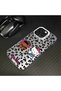 Samsung Galaxy A51 Compatible Silicone Edge Hard Back Case Couple Phone Case with Kitty Pattern - 7
