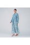 Olive Green Floral Shirt Collar Casual Dress - 2
