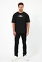 Unisex Oversize Embroidered Jujutsu Kaisen Megumi Anime Design 100% Cotton T-Shirt - 4