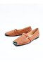 Women's Genuine Leather Ballerinas Tan - 4