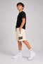 Boys' Printed Zippered Summer Combed Cotton Sports Capri Shorts - 5