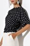 Women's Micro Digital Polka Dot Blouse - 7