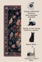 Eta Traditional Patterned Modern Woven Base Decorative Carpet Sdtamor2656 - 4