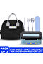 - Bento lunch box with insulated lunch bag medium & cuttlery set combo. - 2