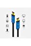 كابل HDMI 2.0 بطول 25 متر بدقة 4K UHD |   متوافق مع التلفزيون، وشاشات العرض، والكمبيوتر، ووحدات التحكم بالألعاب - 3