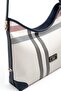 White - Navy Blue Plaid Women's Shoulder Bag Sp1285 - 6