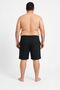 Relaxed Fit Men's Black Shorts 100% Cotton Plus Size S-12Xl - 3