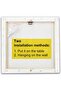 20x20 cm Gallery Wrapped Canvas Wall Art | Sip Happens Quote | Funny Wine Glasses Kitchen Bar Wall Decor | Ready to Hang - 5