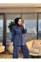 7470 three button suit navy blue - 2