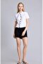 Normal Waist Short Leg Linen Blend Black Shorts I1213Ax26Hs - 2