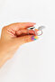 Steel Drop Shape Silver Color Ring Set – Modern Women's Ring Set of 2 with Zircon Stones - 2