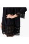 Women Lace and Pom-Pom Detail Cover-Up - 5