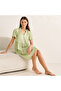 Knee Length Sleeveless Night Dress with Robe - 4