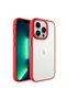 iPhone 14 Pro Max Case Transparent Back Face Camera Raised Silicone Brsa - 6