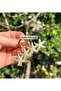 Luxury Pearlescent Gold Gold Metal Pearlescent Light Mint Water Green Turquoise Sea Star Toggle Clasp - 4