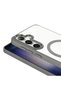 Galaxy S26 Case Magsafe Transparent Back Face Camera Raised Silicone Tkng - 3