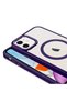 iPhone 11 Case Magsafe Transparent Back Face Camera Raised Silicone Senk - 5