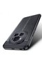 Honor Magic 6 Pro Case Leather Look Silicone with Camera Protection Ultimate Protection Brsa - 5