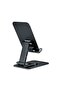 M5-Foldable Phone & Tablet Holder, Compatible with 4-16" Devices, Cable Management, Anti-Slip Silicone Pad, 3-Axis Adjustment, Up to 300g Load Capacity - Black - 4