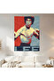 Bruce Lee Pop Art Wall Covering Wall Tapestry First Quality Satin Fabric Poster - 2