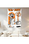 Tom and Jerry Classic Wall Covering Wall Tapestry First Quality Satin Fabric Poster - 2