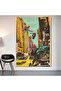 Spider-Man New York City Wall Covering Wall Tapestry First Quality Satin Fabric Poster