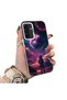 Samsung Galaxy A26 Compatible Silicone Edge Hard Back Case Couple Phone Case Planet Pattern