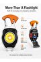 Rechargeable LED Keychain Flashlight 500 Lumens, 3 Hour Runtime, Water Resistant Multi Tool - 6