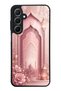 Samsung A55 Blush Palace Garden Design Glossy Phone Case