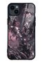 iPhone 14 Plus Rose Chrome Butterfly Design Glossy Phone Case