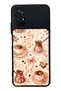 Xiaomi Poco M4 Pro Glossy Phone Case with Blush Coffee Bow Design