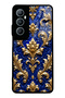 Realme C65 Royal Sapphire Baroque Design Glossy Phone Case