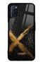 Oppo A52 Golden Leopard X Design Glossy Phone Case