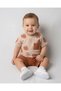Baby Boy Summer Leaf Printed 6-9-12-18-24 Months Shorts T-Shirt Single Jersey Set - 2