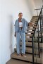 Light Blue Elio Shirt Pants Denim Set - 5