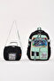Korean Style Gamer Patterned Boy's Primary School School Bag Set of 2 with Thermal Lunch Bag