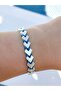 Saran Artisan Modern Geometric Patterned Vintage Handmade Bracelet - 3