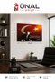 Ataturk Is the One Who Loved His Homeland the Most and Performed the Best Task. Painting 35X25 cm Decorated Wall Sign.