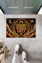 Good Vibes Only Cosmic Walkway and Space Pattern Retro Digital Print Door Mat 70X45 cm