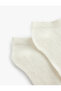 Cotton Basic 2-Piece Booties Socks Set - 3